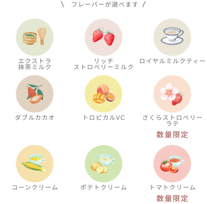 パーソナライズプロテイン ～自分に合った、個包装の美容プロテイン